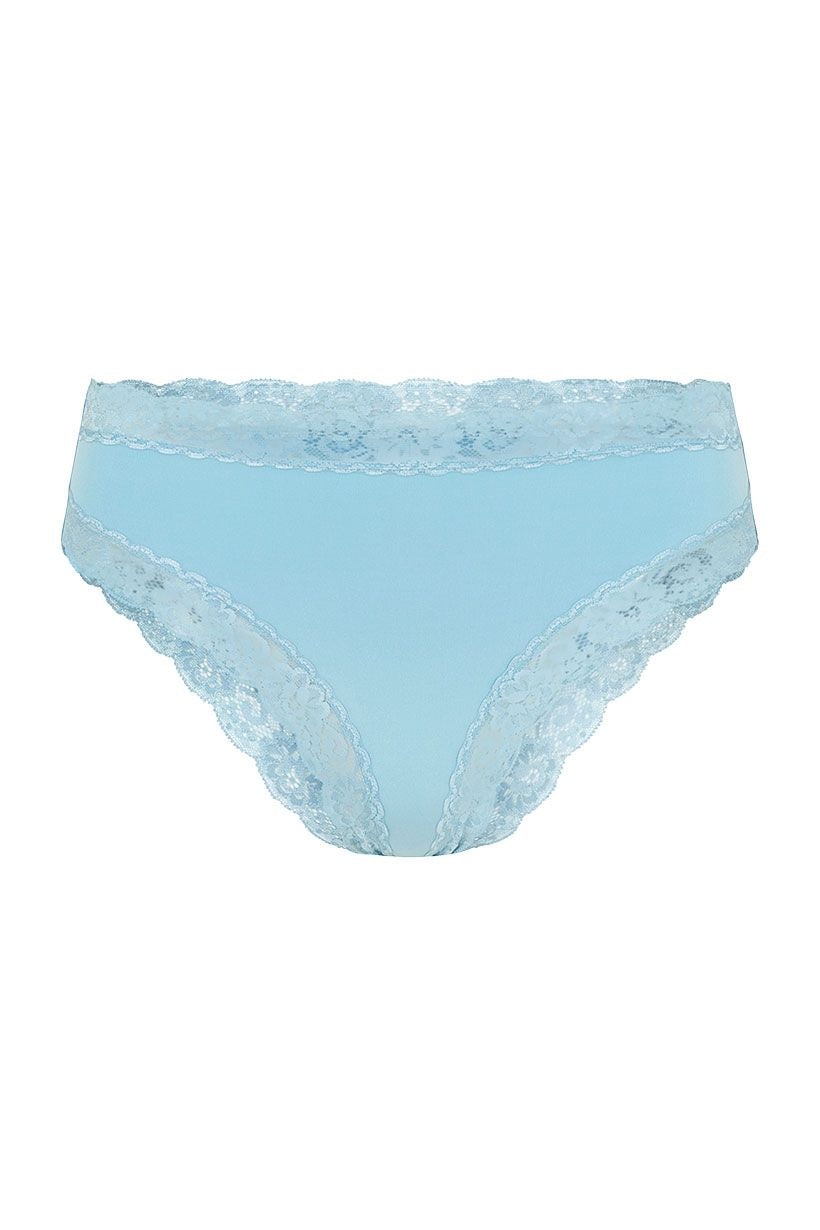Dove Lace Bloomers- Dusty Blue
