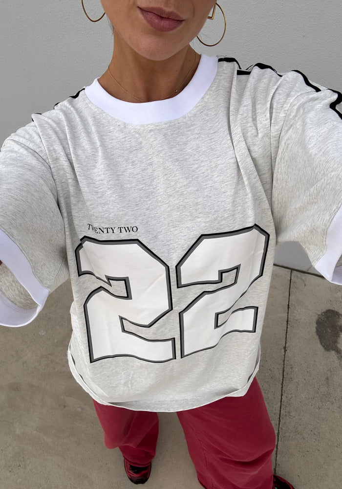 Twenty Two Tee - Grey