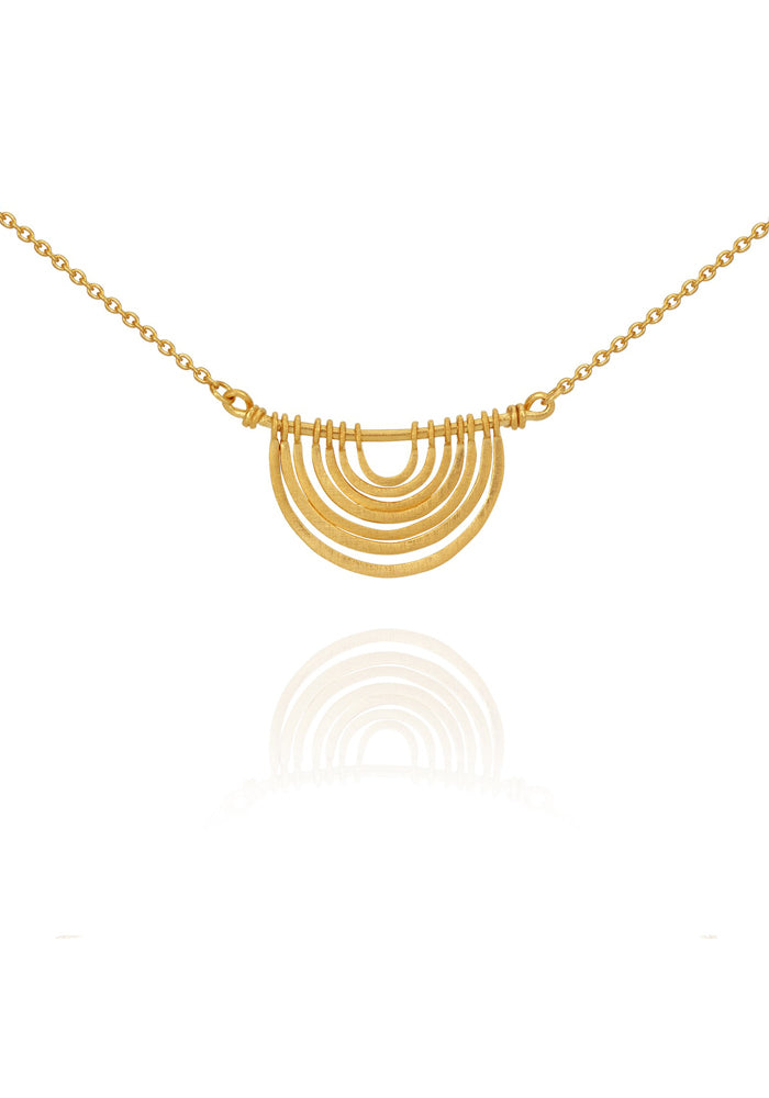 Temple of the Sun Baye Necklace - Gold