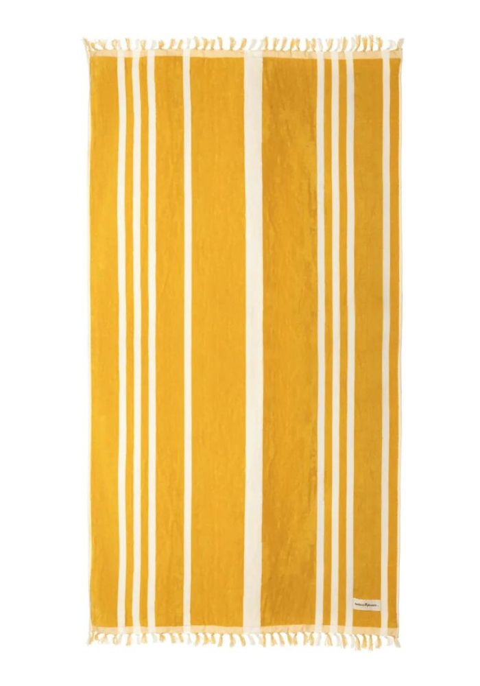 The Beach Towel- Vintage Yellow