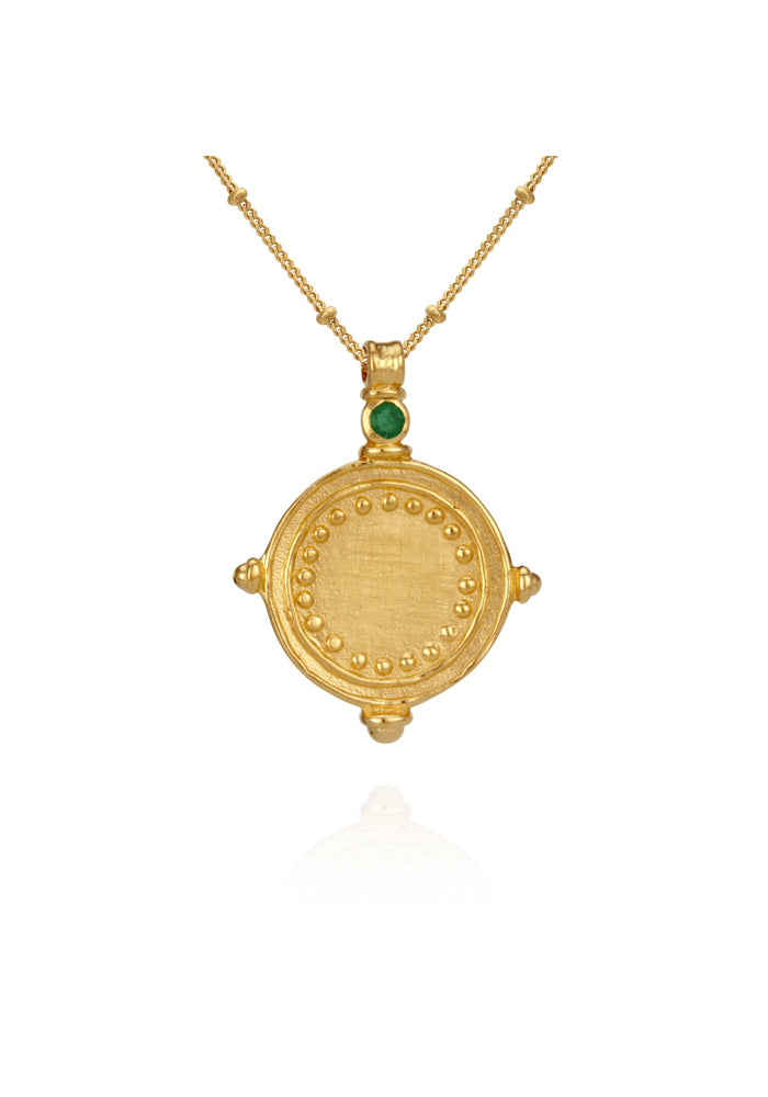 Temple of the Sun Sura Necklace - Gold