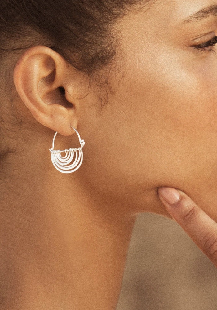 Baye Earrings - Silver