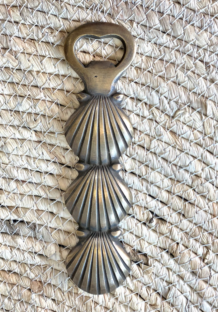 Shell Brass Bottle Opener