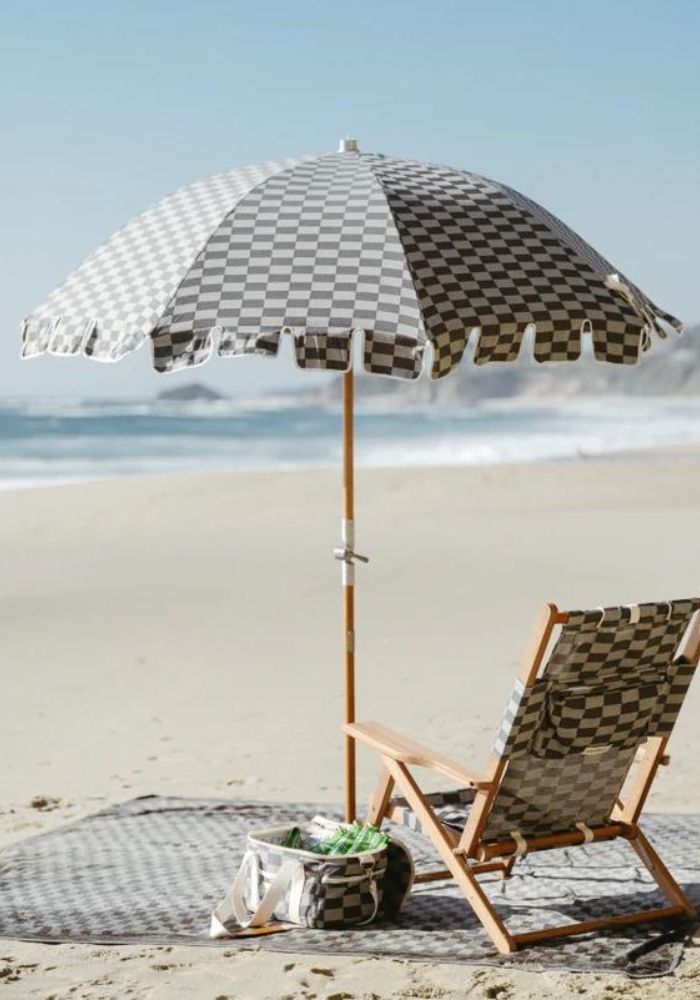 XL Beach Towel - Green checker