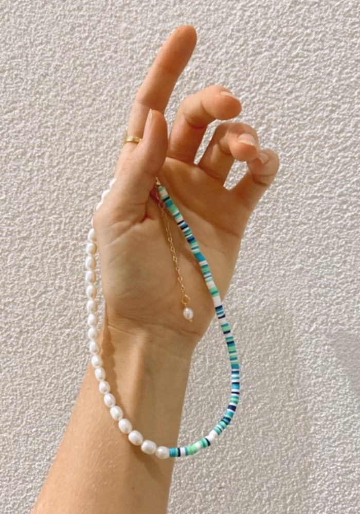 Cuba Mini Pearl Beaded Necklace