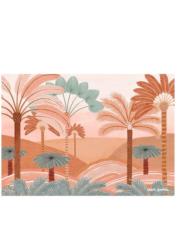 Glistening Palms Print