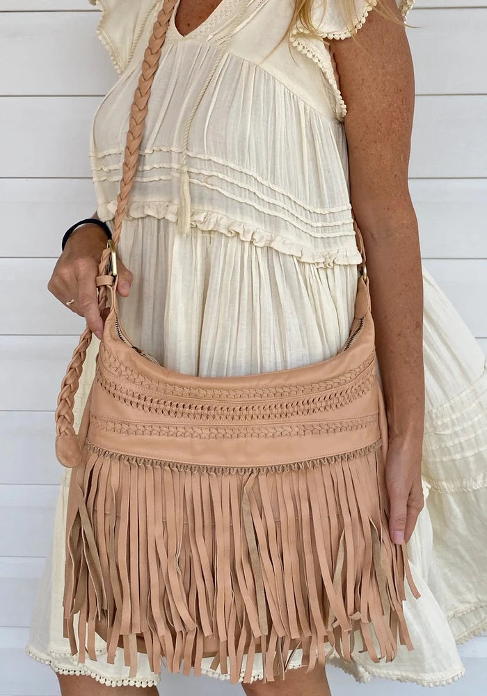 Jessie Slouch Bag - Nude