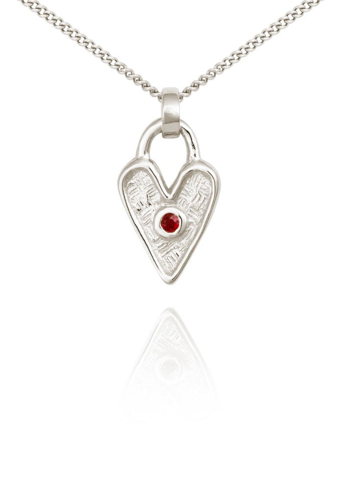 TEMPLE OF THE SUN Amore Necklace - Silver