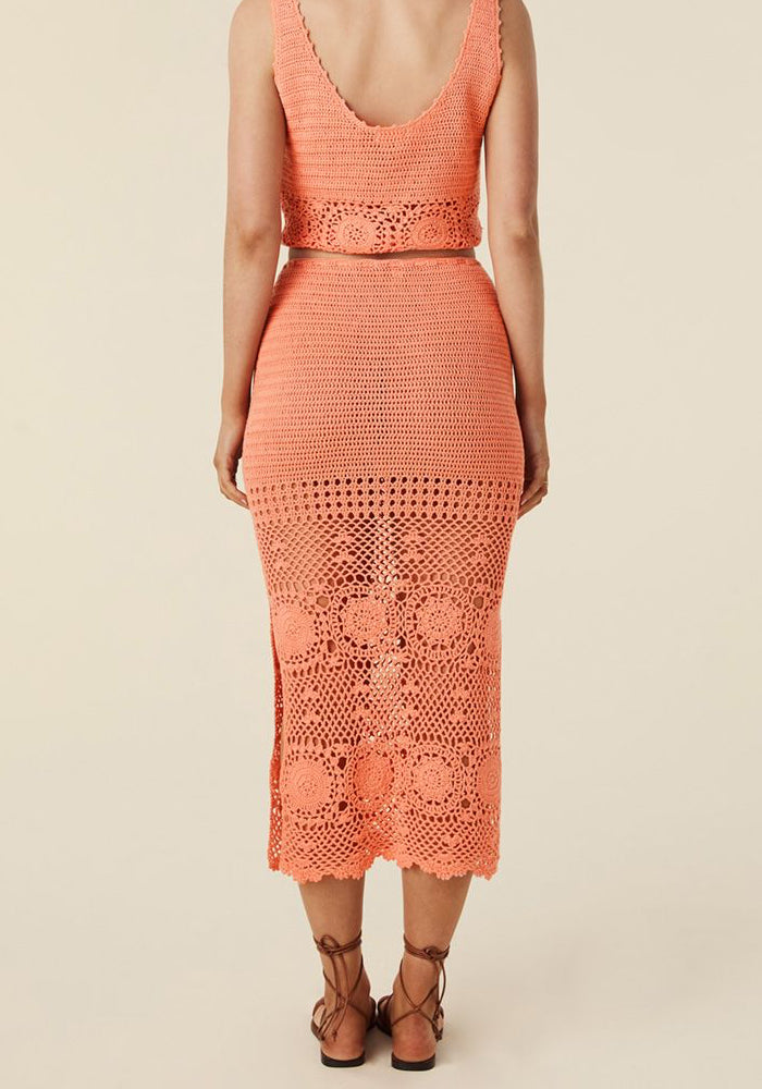 Let The Sunshine In Midi Skirt