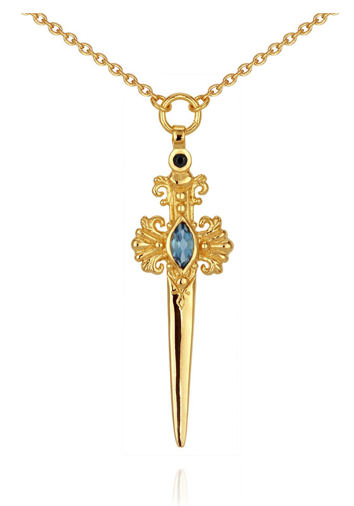 temple of the sun themis necklace gold