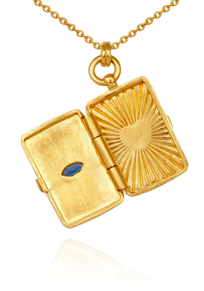 TEMPLE OF THE SUN Meri Locket Necklace