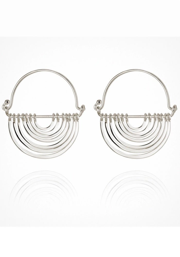 Baye Earrings - Silver