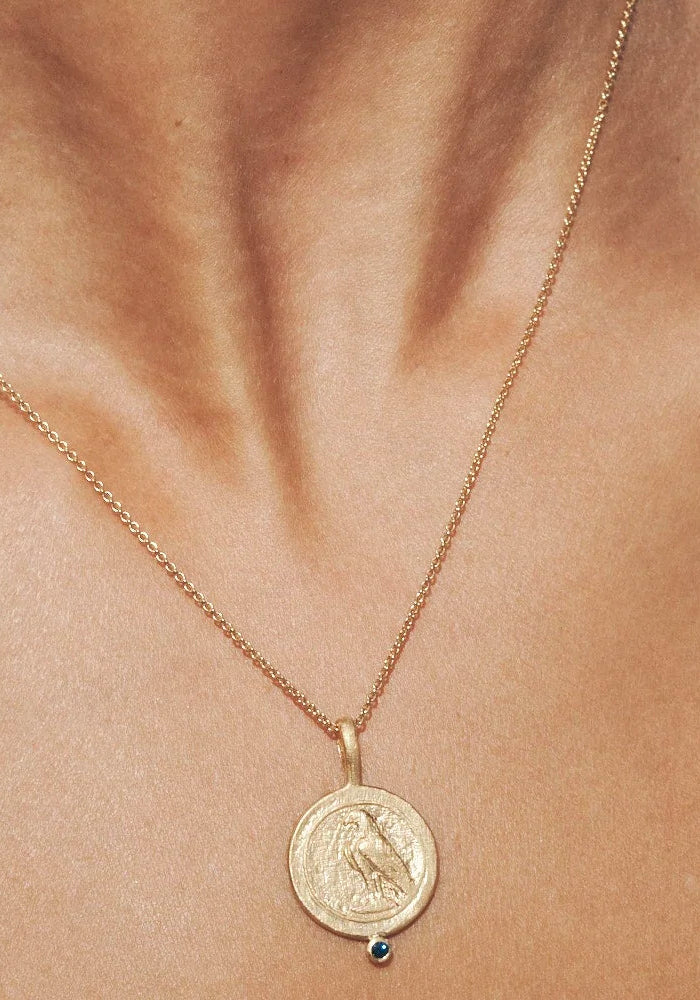 Virago Coin Necklace Gold