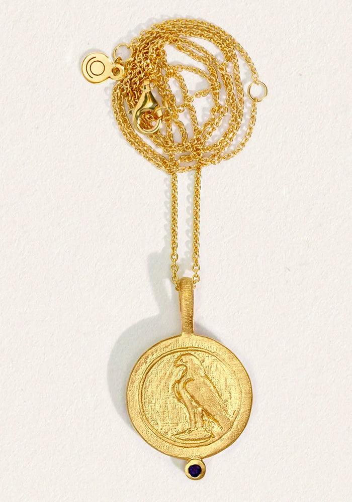 TEMPLE-OF-THE-SUN-Virago Coin Necklace Gold